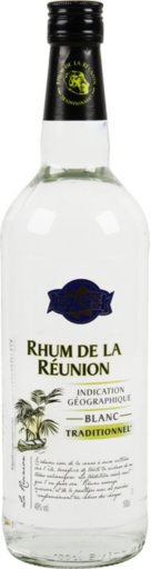 Rhum blanc traditionnel de la Réunion 49% vol - 1 l - NOS REGIONS ONT DU TALENT