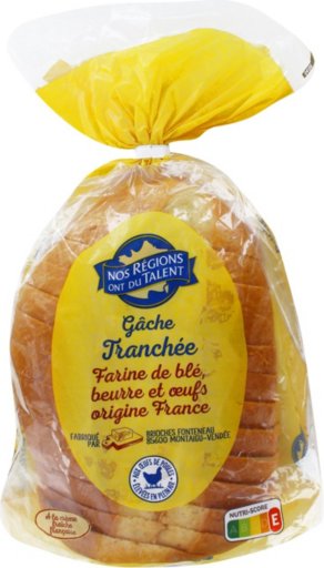 Gâche tranchée ovale - 450 g - NOS REGIONS ONT DU TALENT