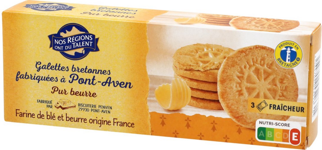 Galettes bretonnes - 100 g - NOS REGIONS ONT DU TALENT