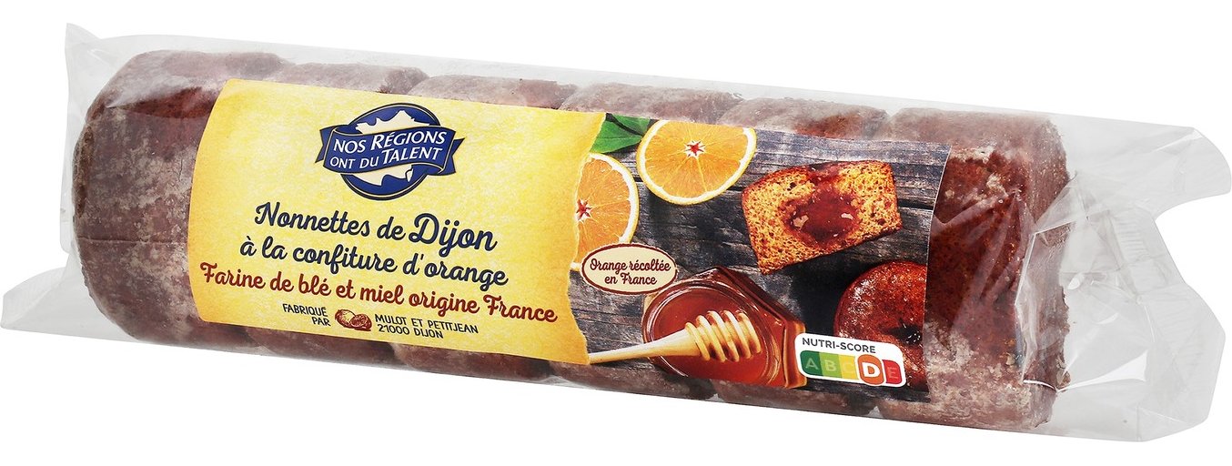 Nonnettes de Dijon au miel - 200 g - NOS REGIONS ONT DU TALENT