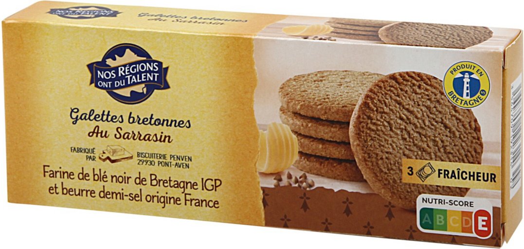 Galettes bretonnes au sarrasin - 100 g - NOS REGIONS ONT DU TALENT