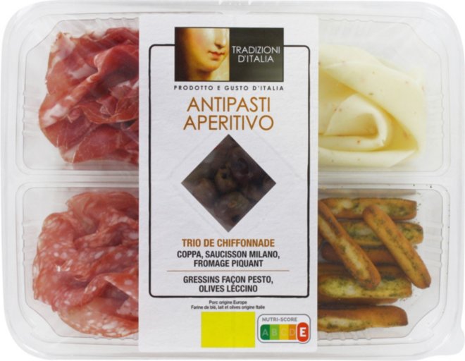 Plateau antipasti aperitivo - 130G fe - TRADIZIONI D'ITALIA