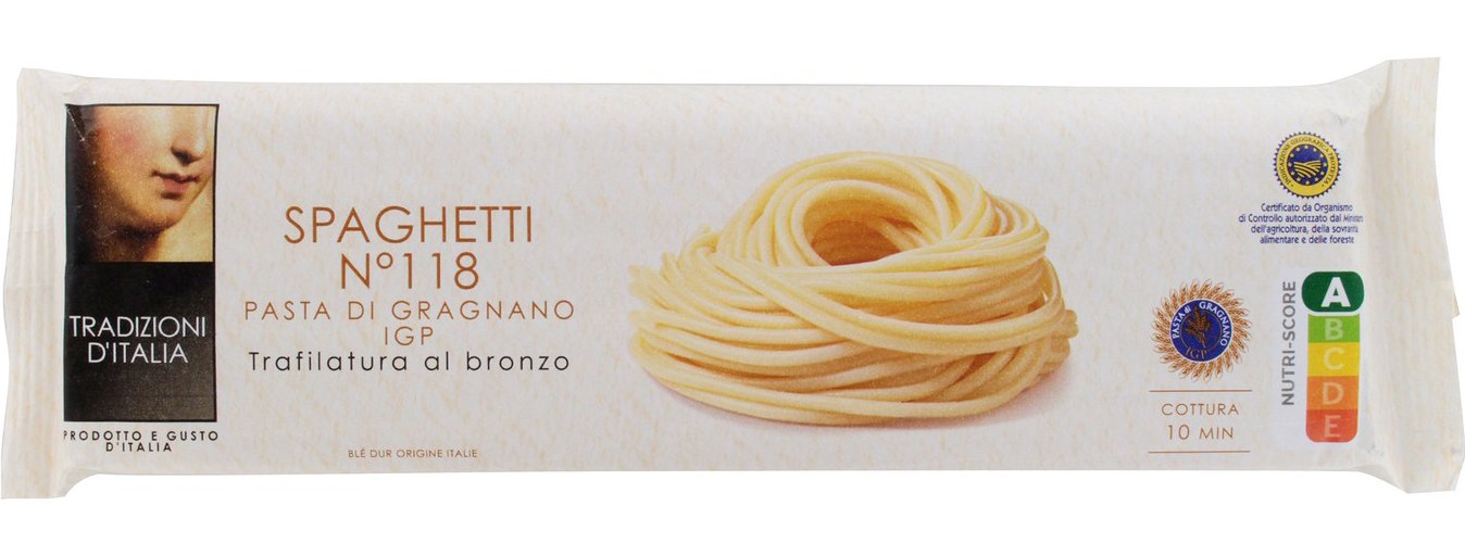 Spaghetti n°118 IGP - 500 g - TRADIZIONI D'ITALIA