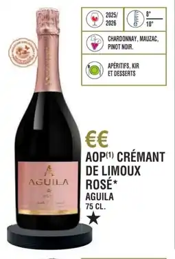 Aop crémant de limoux rosé aguila