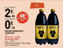 Boisson Energissante 'Dark Dog'