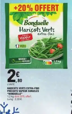 BONDUELLE Haricots verts extra-fins