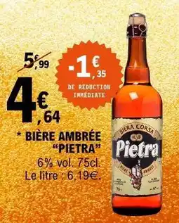 Bière Ambrée Pietra