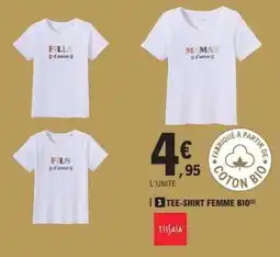 TEE-SHIRT FEMME BIO