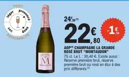 CHAMPAGNE LA GRANDE ROSÉ BRUT “MONTAUDON”