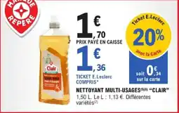 Nettoyant multi-usages clair