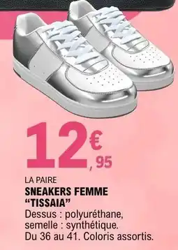 SNEAKERS FEMME TISSAIA