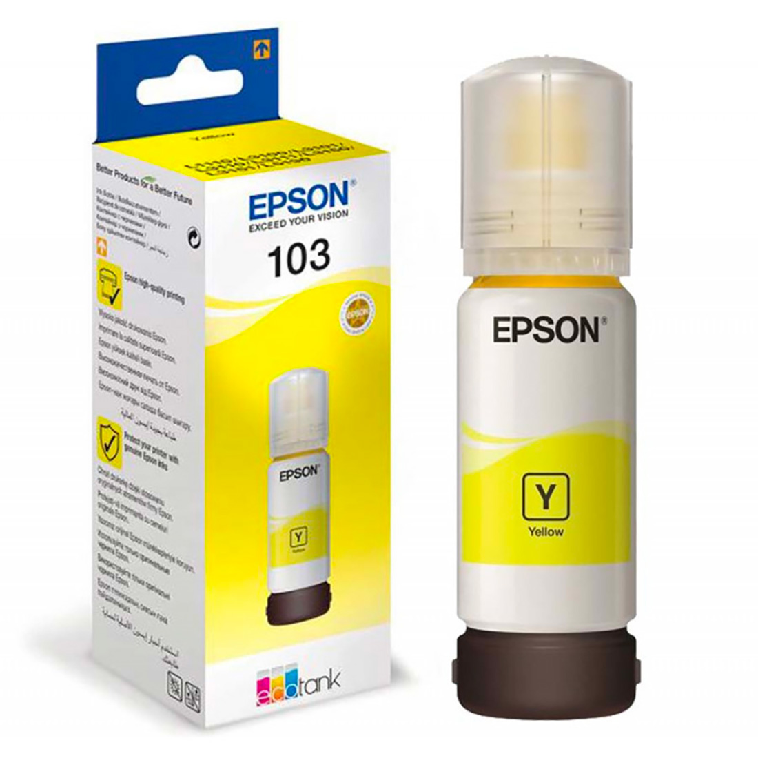 Cartouche 103 Ecotank Bouteille Encre Yllw Epson
