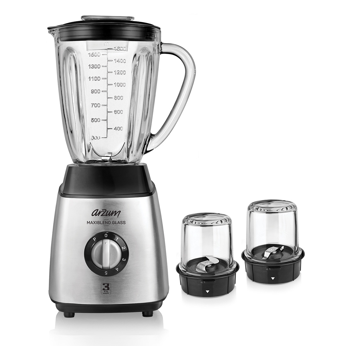 Blender Ar1056 Bol en Verre 1,6l 600w 2m Arzum