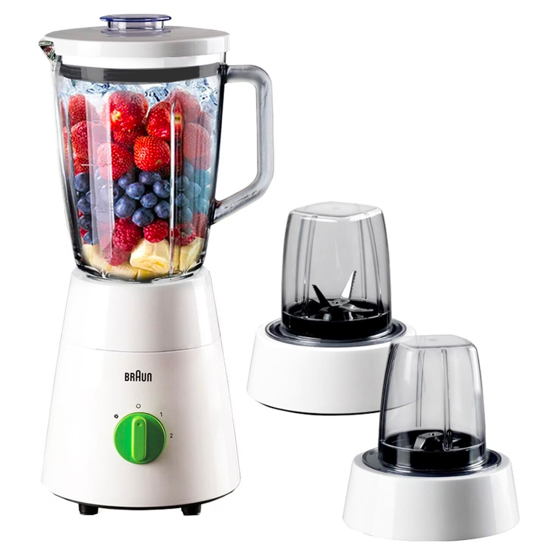Blender Jb0153 Verre 1,5l 500w 2 Grinders Braun