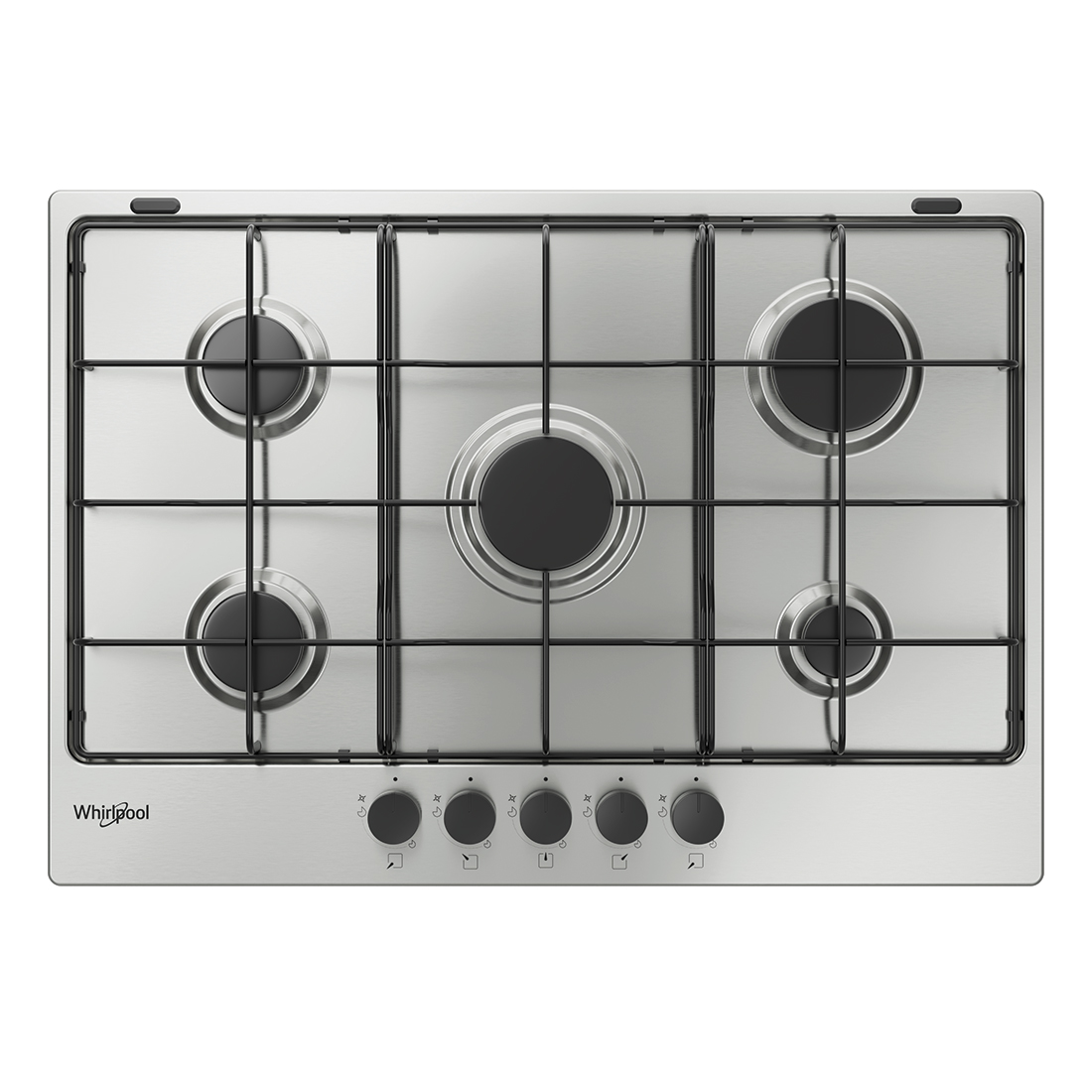 Plaque Tgm 750/ Ix 70cm 5f Inox Whirlpool