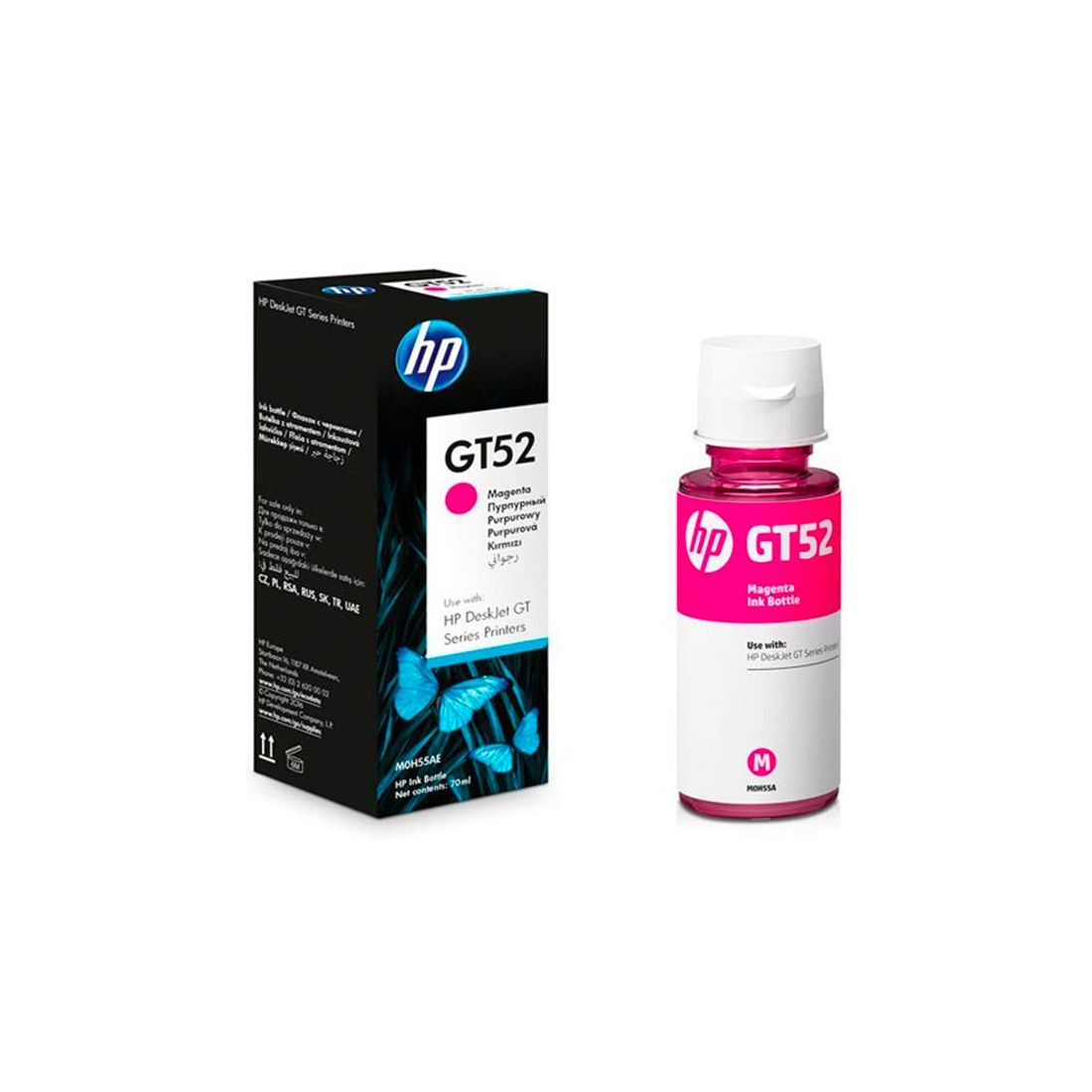 Bouteille Ink Gt52 M0h55ae Magenta Dt Hp
