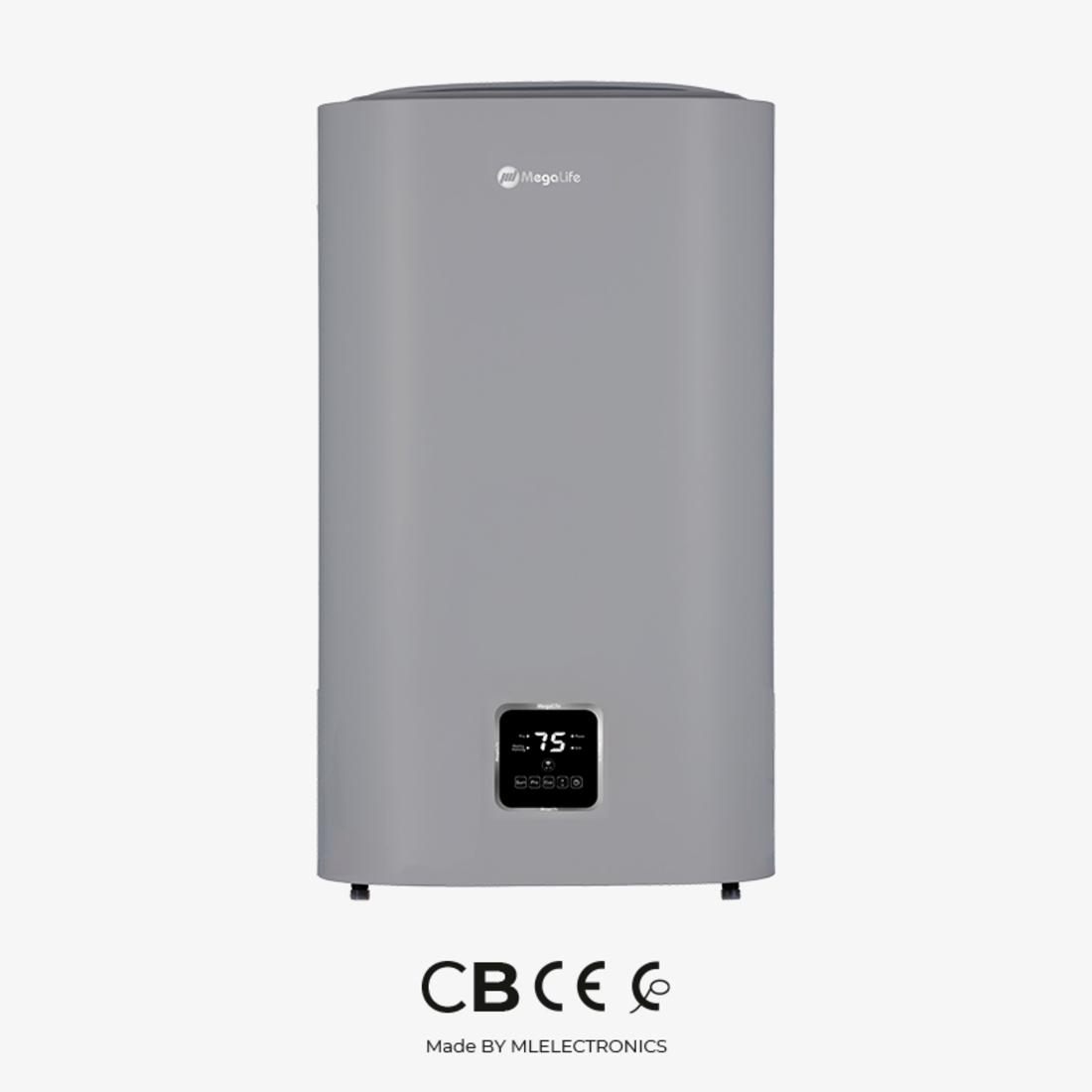 Chauffe-Eau Elec Slim Ml-Fvds1-100l Silver Megali