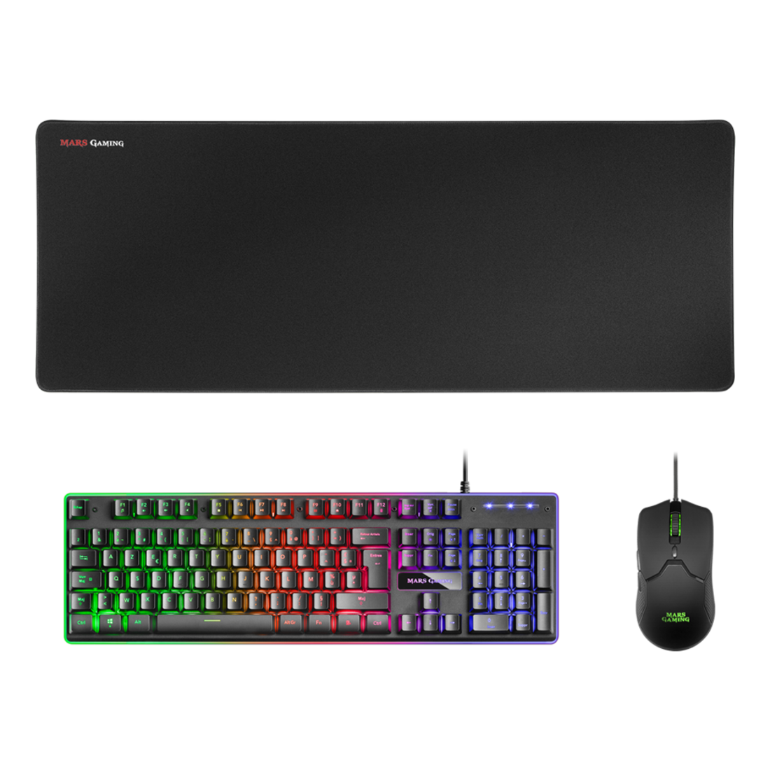 Pack Mcpxbfr 3in1 Rgb Black Mars Gaming