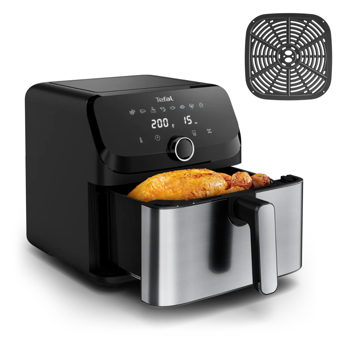 Friteuse Easy Fry Mega Ss 7,5l Ey855d10 Tefal