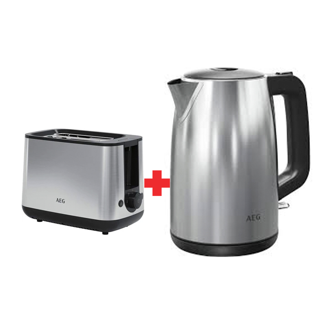 Bouilloire T3-1-3st+ Toaster K5ek1-50st Aeg