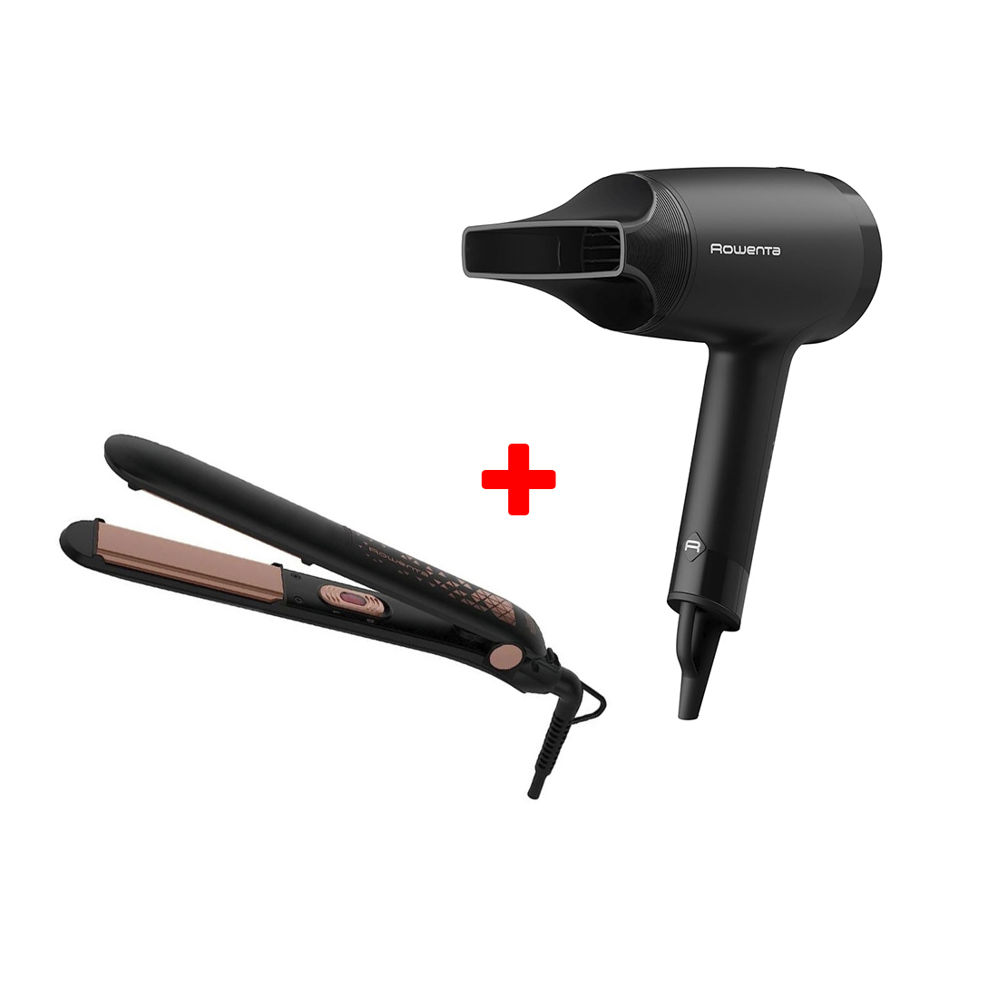 Pack Seche Cheveux Cv1801+lisseur Sf1629 Rowenta