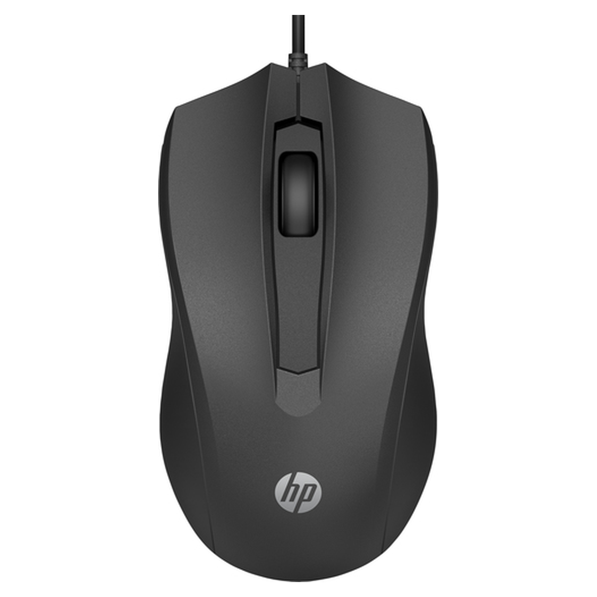 Souris Filaire Usb 100 Noir 6vy96aa Hp