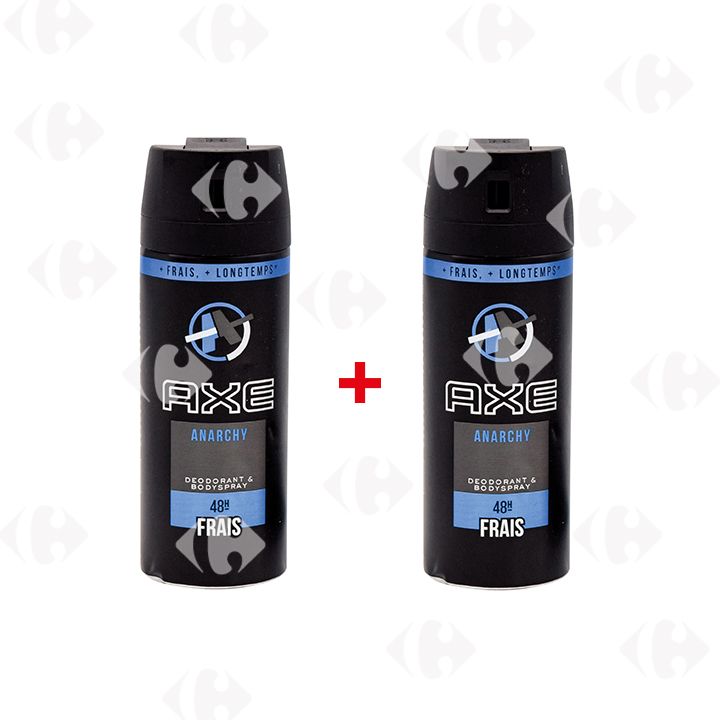 Déodorants Anarchy 2x150ml - AXE