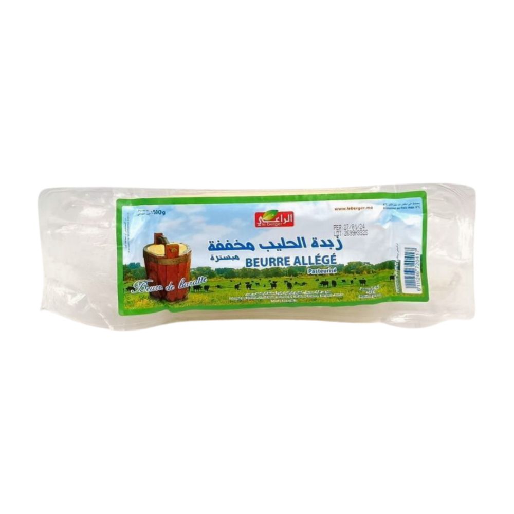 Beurre Pasteurisé Allégé Le Berger 500g.