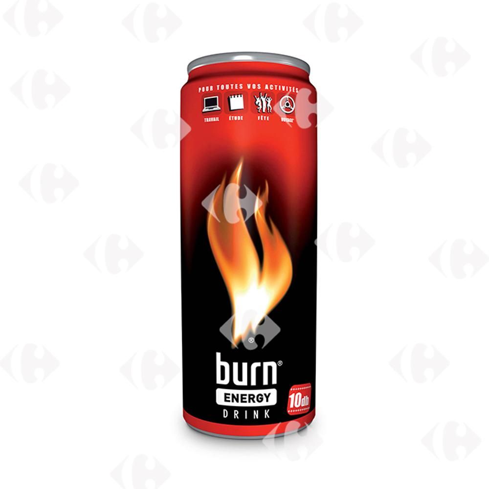 Boisson énergisante Burn canette 25cl