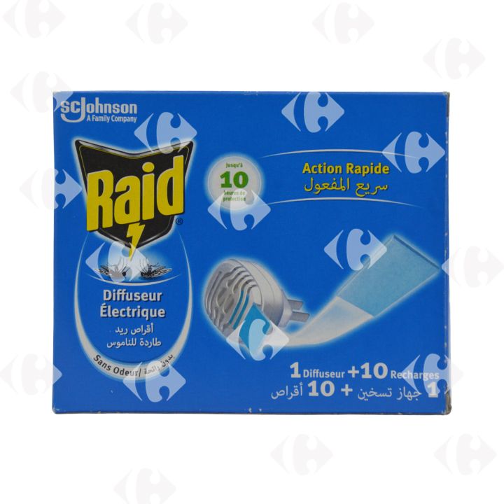 raid diffus electrique + 10 recharges