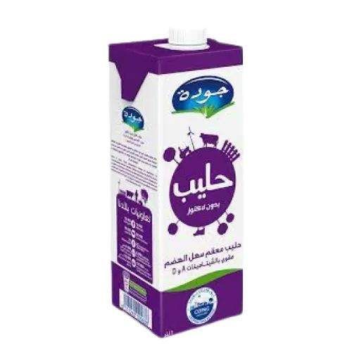Lait UHT entier sans lactose 1L - JAOUDA