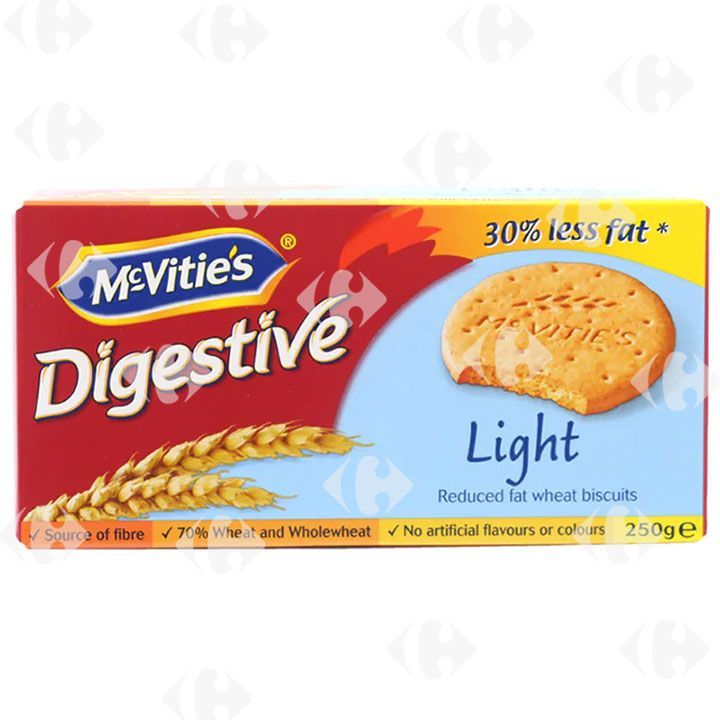 Biscuits Digestive Light 250 g - MC VITIE'S