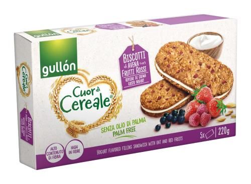 Biscuits sandwich au yaourt et fruits 220g - GULLON