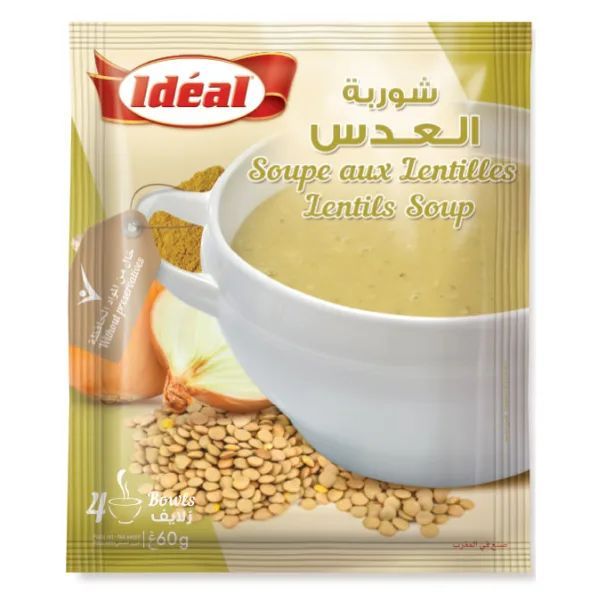 Soupe aux lentilles 80g - IDÉAL