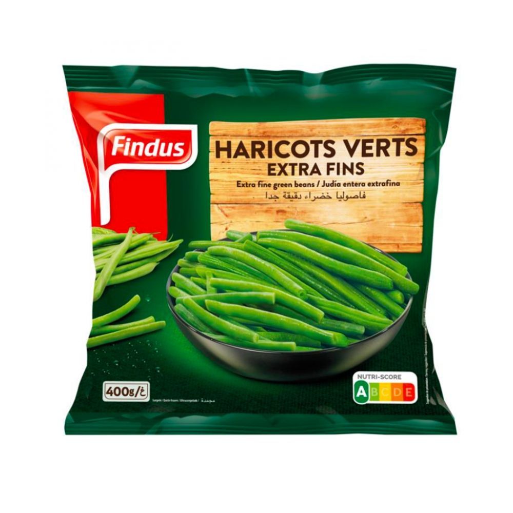 Haricots verts extra fins 400g - FINDUS
