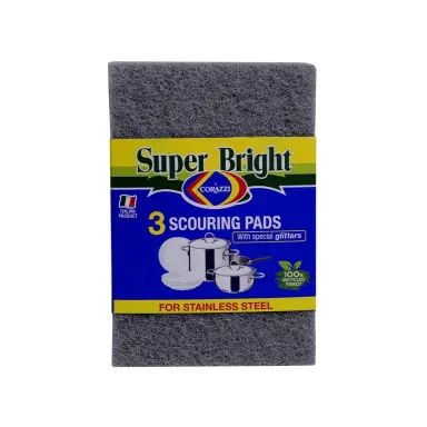 Abrasifs argents super brillants x3 pièces - CORAZZI