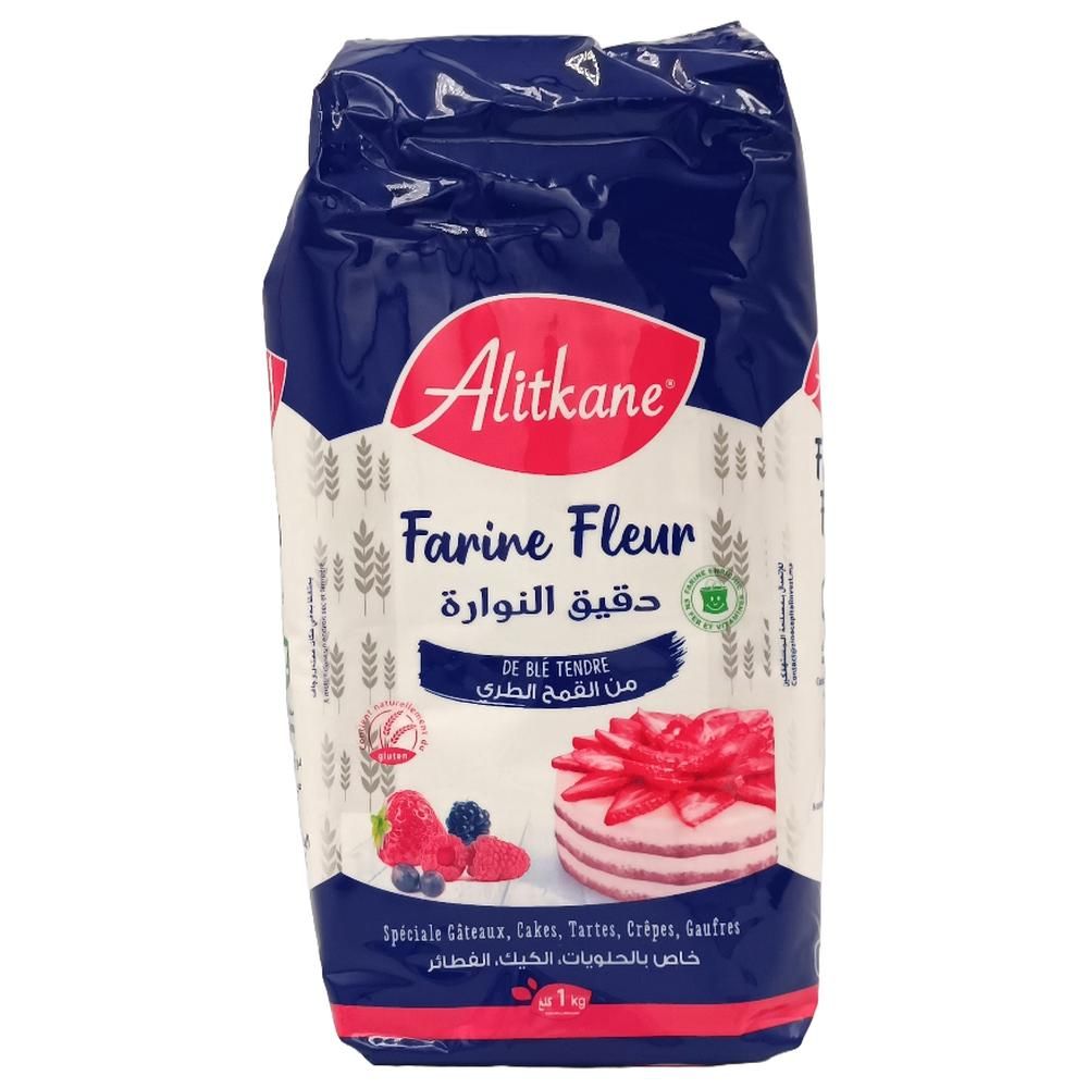 Farine fleur pâtisserie 1Kg - ALITKANE