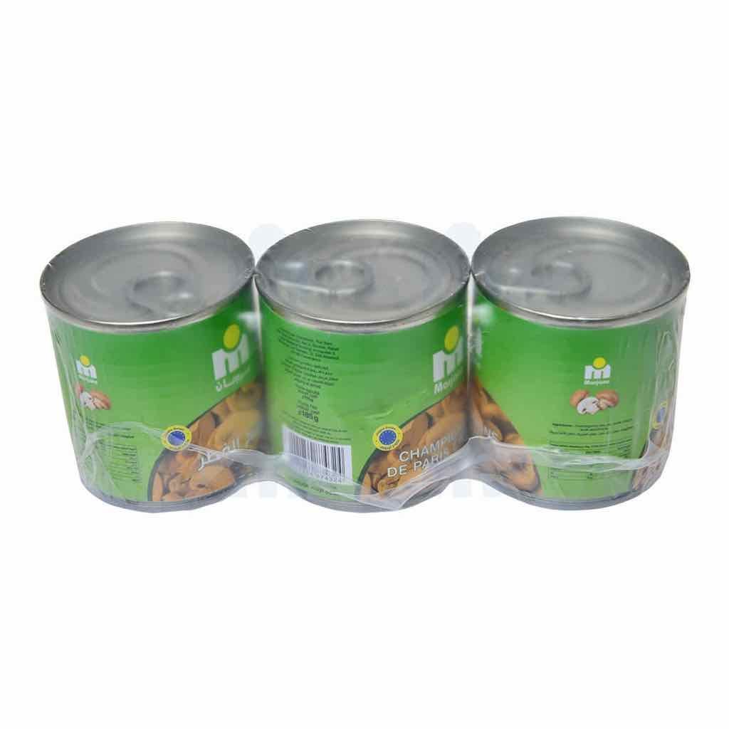 Champignons émincés 3x 185g - MARJANE
