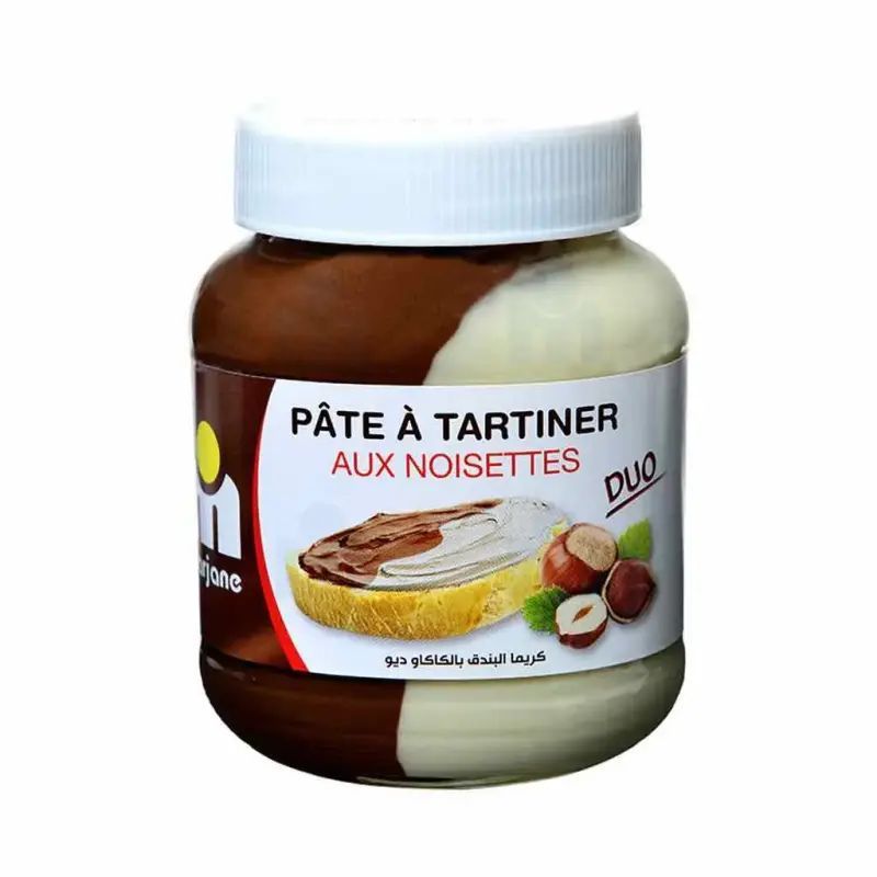 Pâte à tartiner aux noisettes et au cacao duo 400g - MARJANE