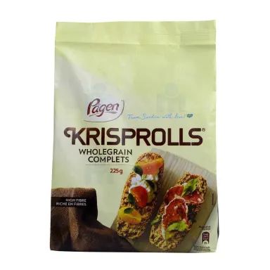 Pains suedois complet Krisprolls 225g - PAGEN