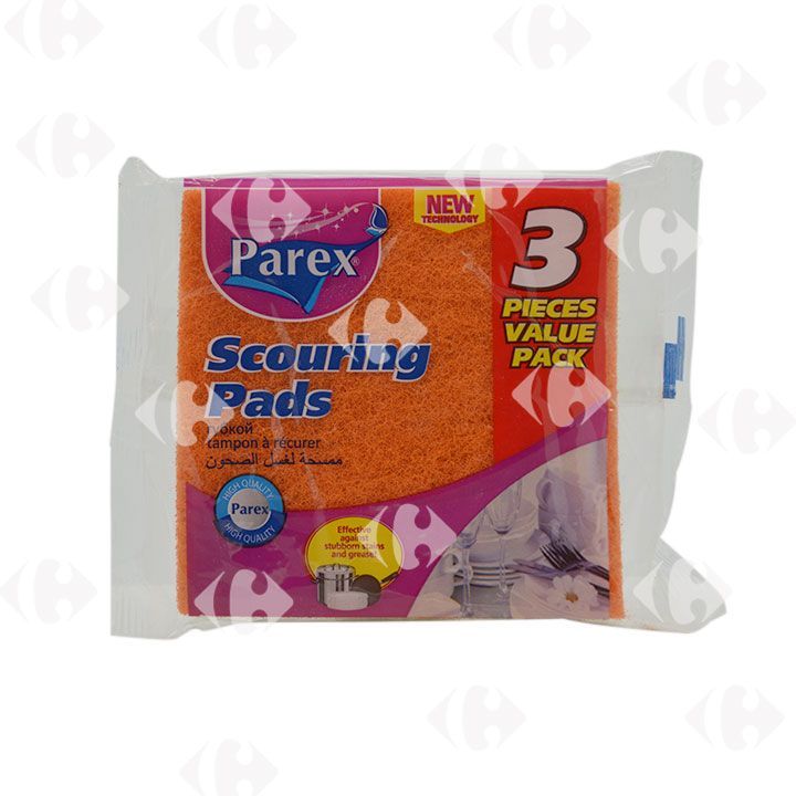 Tampon à récurer abrasifs x3 - PAREX