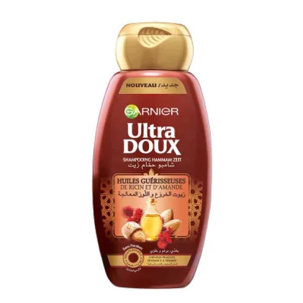 Shampoing aux Huiles guérisseuses de ricin et d’amande 400ml - ULTRA DOUX
