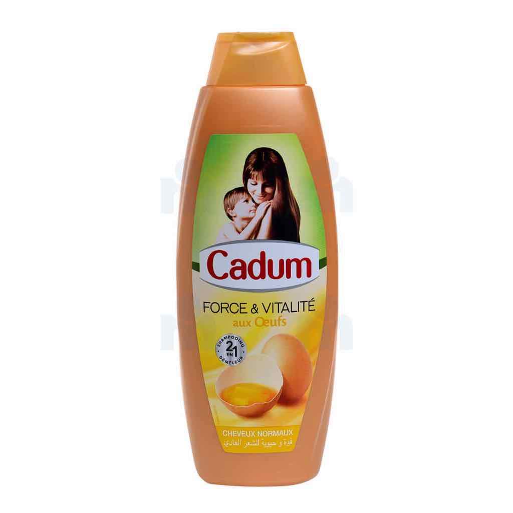 Shampoing force et vitalité aux œufs 650ml - CADUM