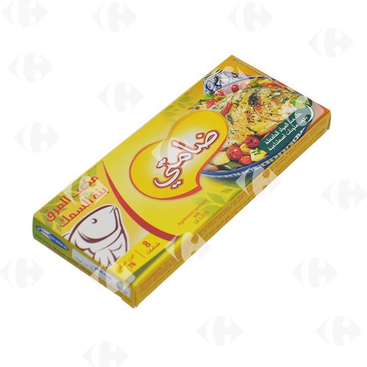 Bouillon arôme poisson Damti x8 cubes 76g - IDÉAL