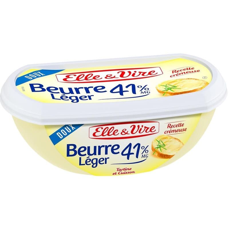 Beurrier Tendre et Léger 41%Mg Elle Et Vire 250g