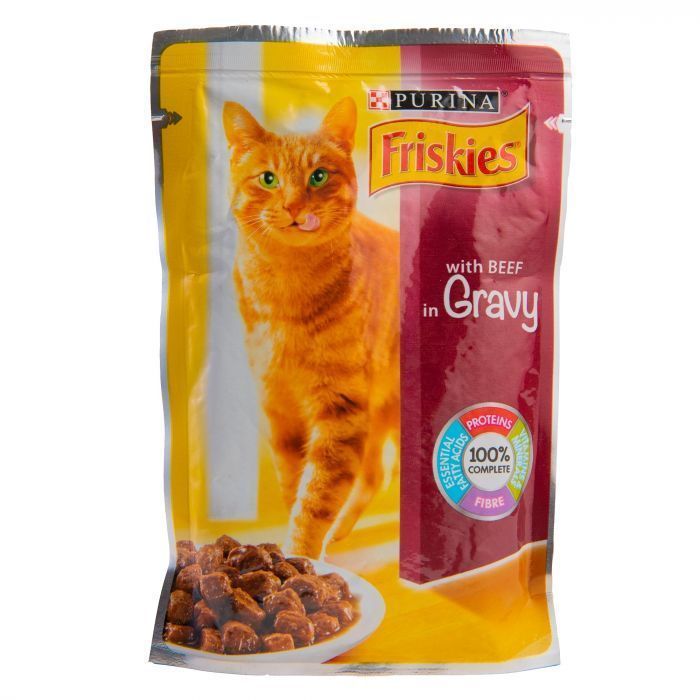 Bœuf en sauce pour chat adulte 100g - FRISKIES