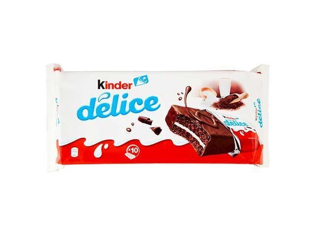 Pack génoises au chocolat Kinder Délice 10x39g  - KINDER