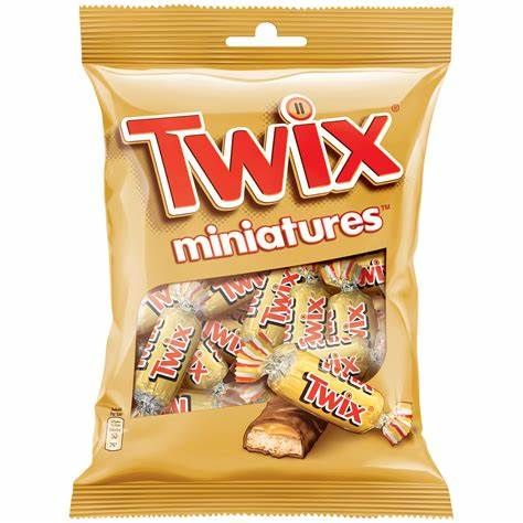 Sachet De Chocolats Miniatures Twix, 150g