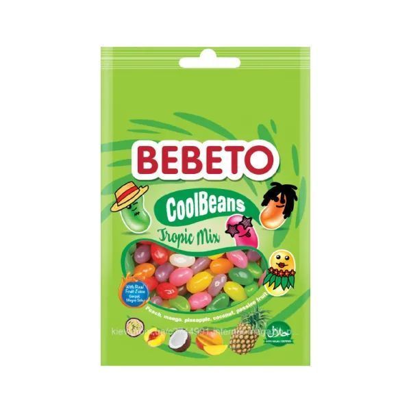 Bonbons CoolBeans Tropic Mix 60g - BEBETO