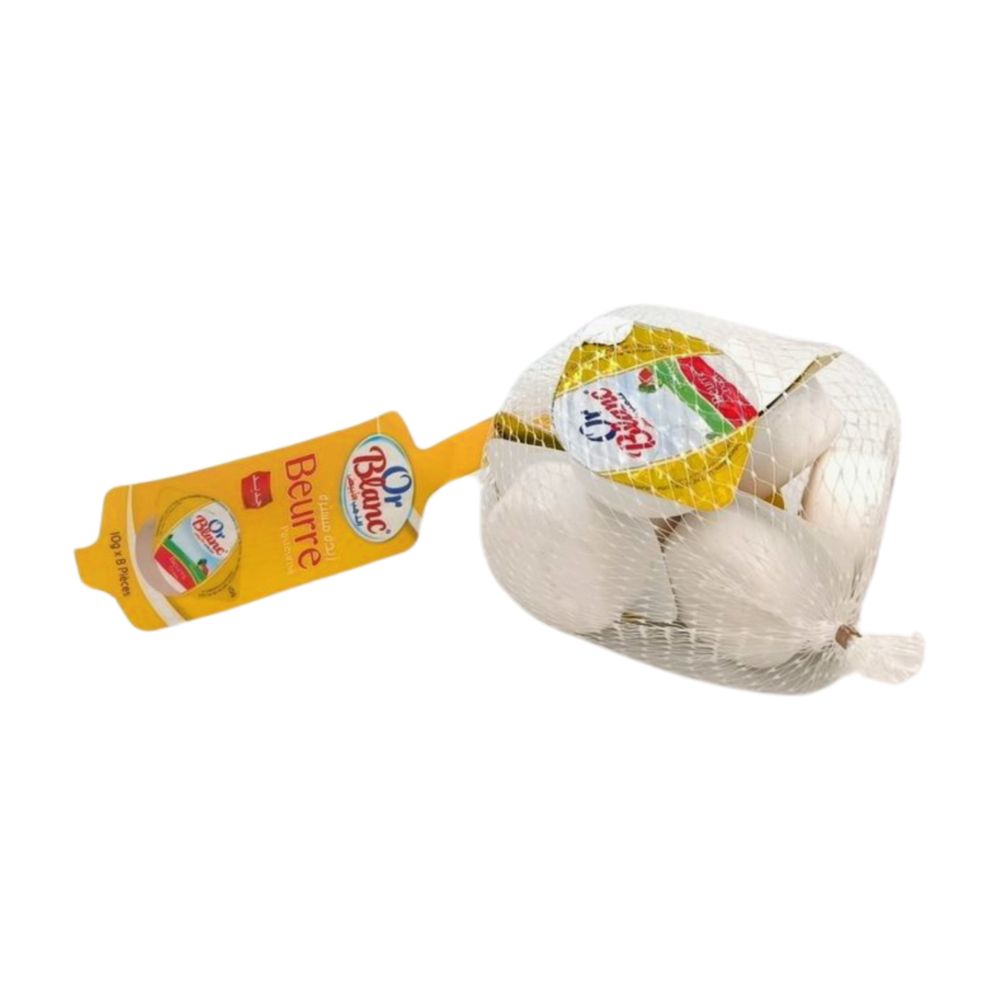 Beurre micro beurrier Filet 8 unités x10g - OR BLANC
